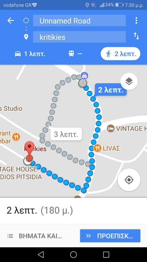 Ferienwohnung Kritikies Pitsidia Exterior foto